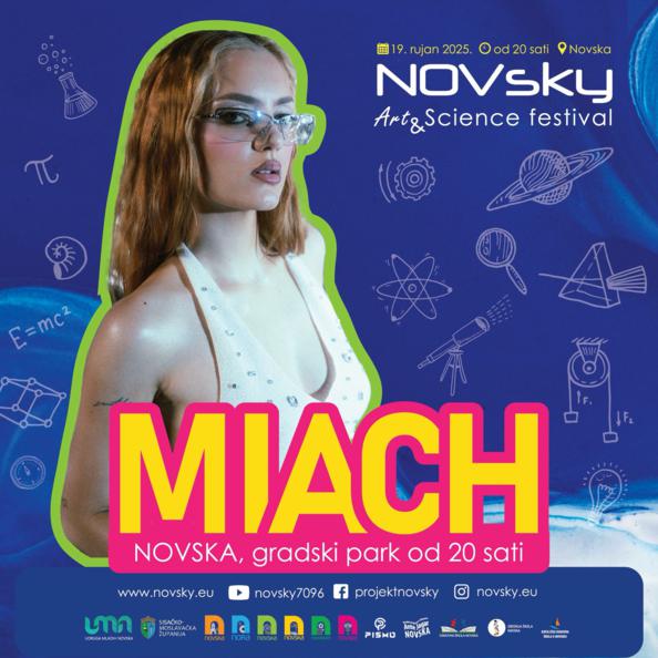 Koncert Miach i Znanstvenik Luka začinit će NOVsky festival