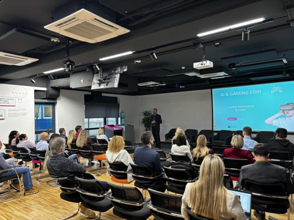 Održana završna konferencija AI & Gaming EDIH projekta: digitalna transformacija u fokusu razvoja poduzeća i javnog sektora