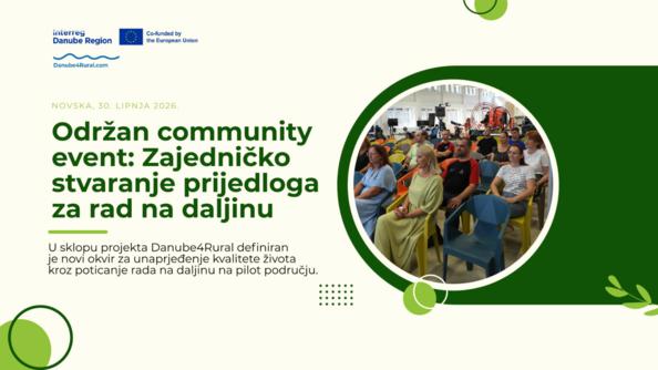 Održan community event u Novskoj:  Zajedničko stvaranje prijedloga za rad na daljinu